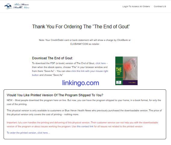 the end of gout review