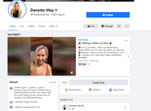 Danette May facebook page