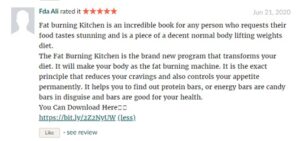 the fat burning kitchen customer review 3