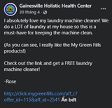 MyGreenFills Laundry Machine Cleaner Review